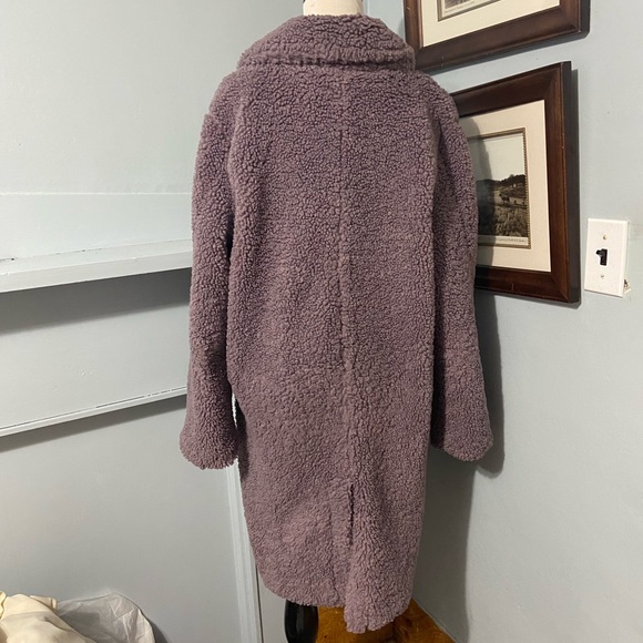 ASTR Purple Lavender Teddy Coat - Picture 4 of 7